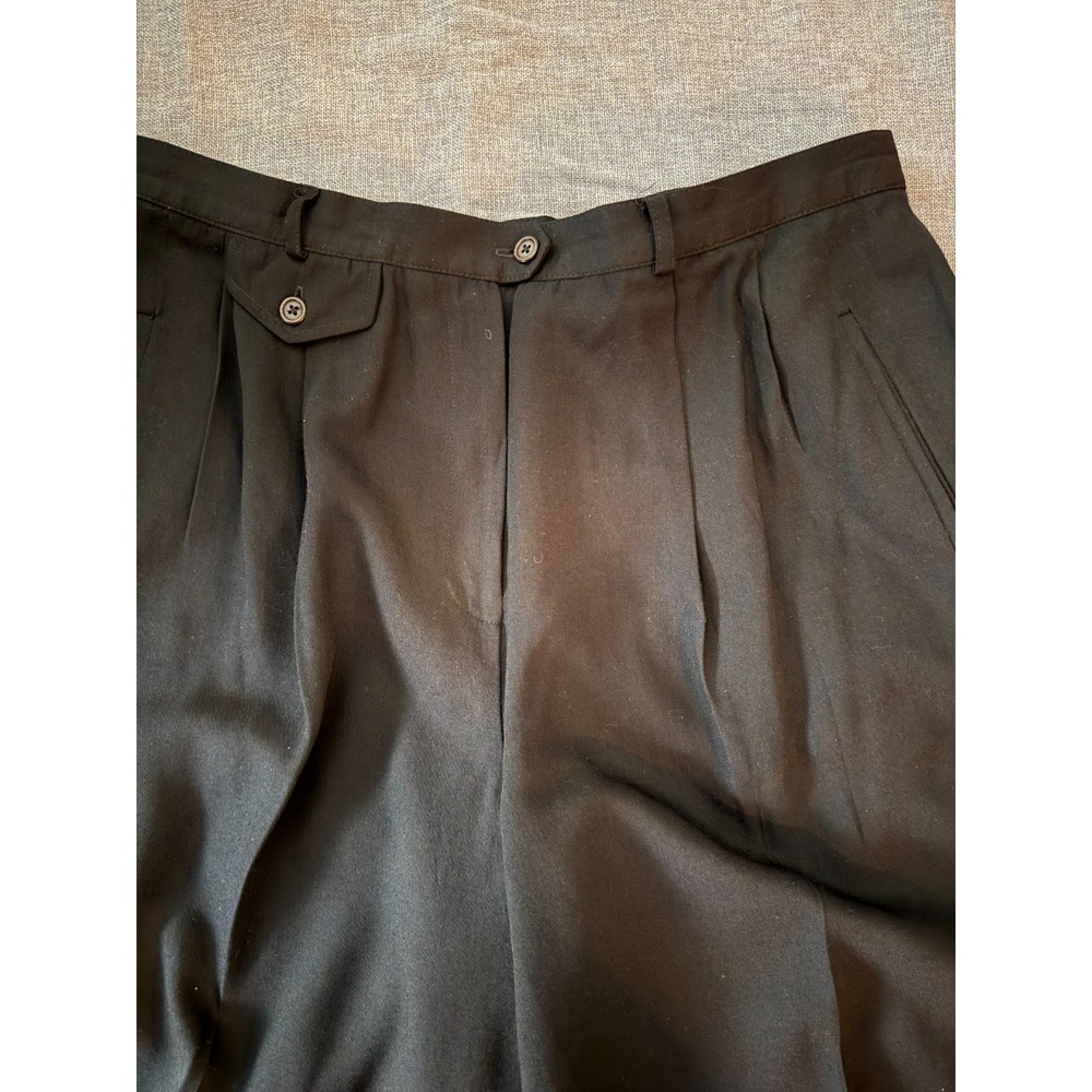 polo ralph lauren black wool trousers for women. Size 16